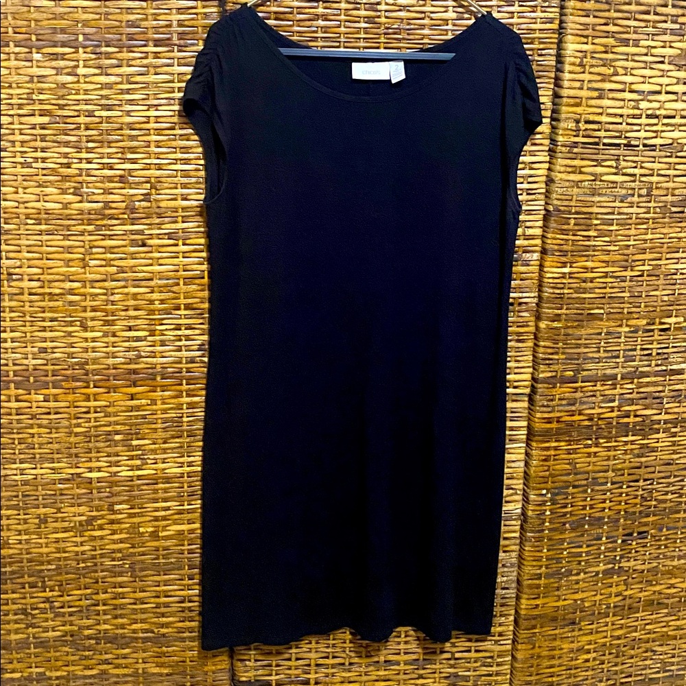 EUC Chico’s cap sleeve knit T-shirt, Dress L (2)